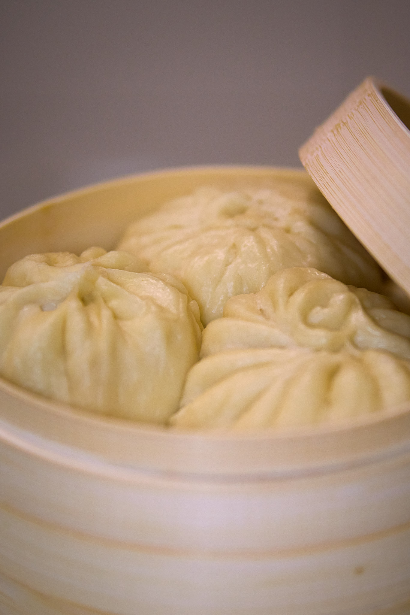 The OG bao: chicken, soy egg and Chinese sausage